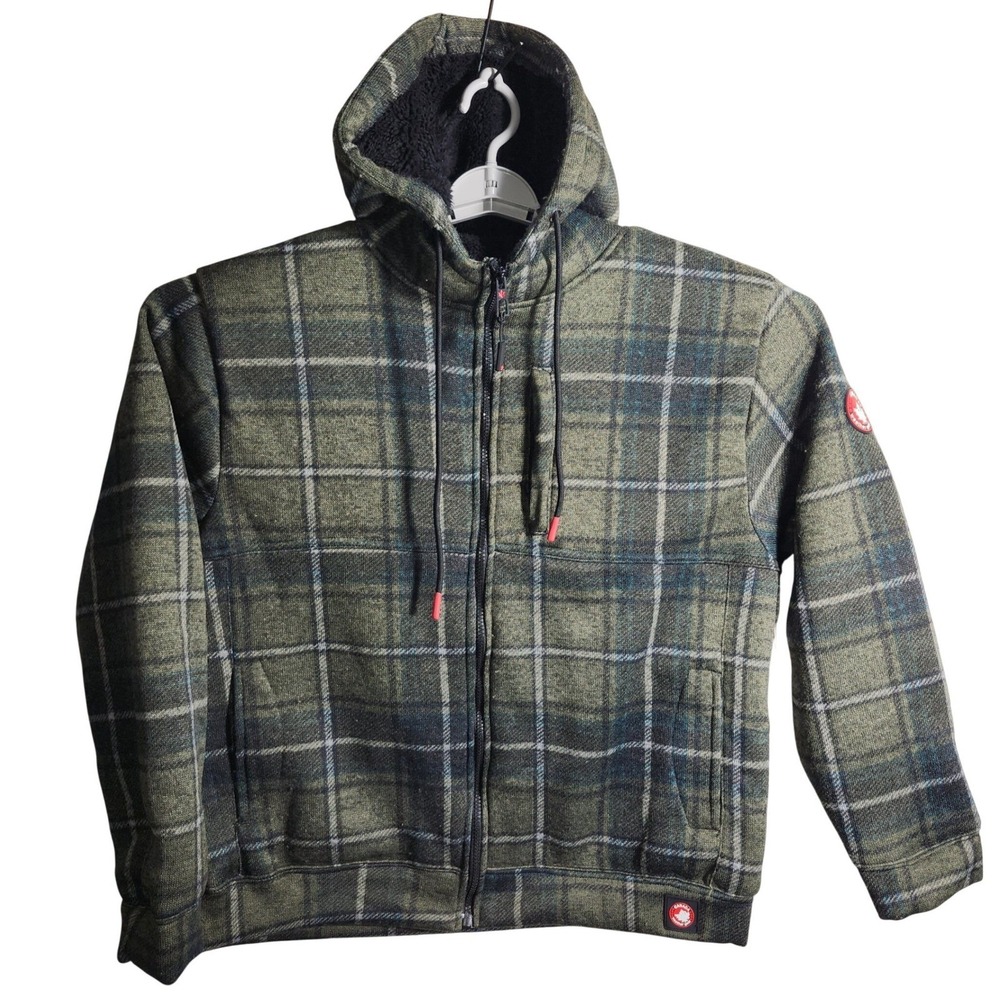 Canada Weather Gear Plaid Lined Hooded Jacket Coat XXL NEW‎ WITH TAGS